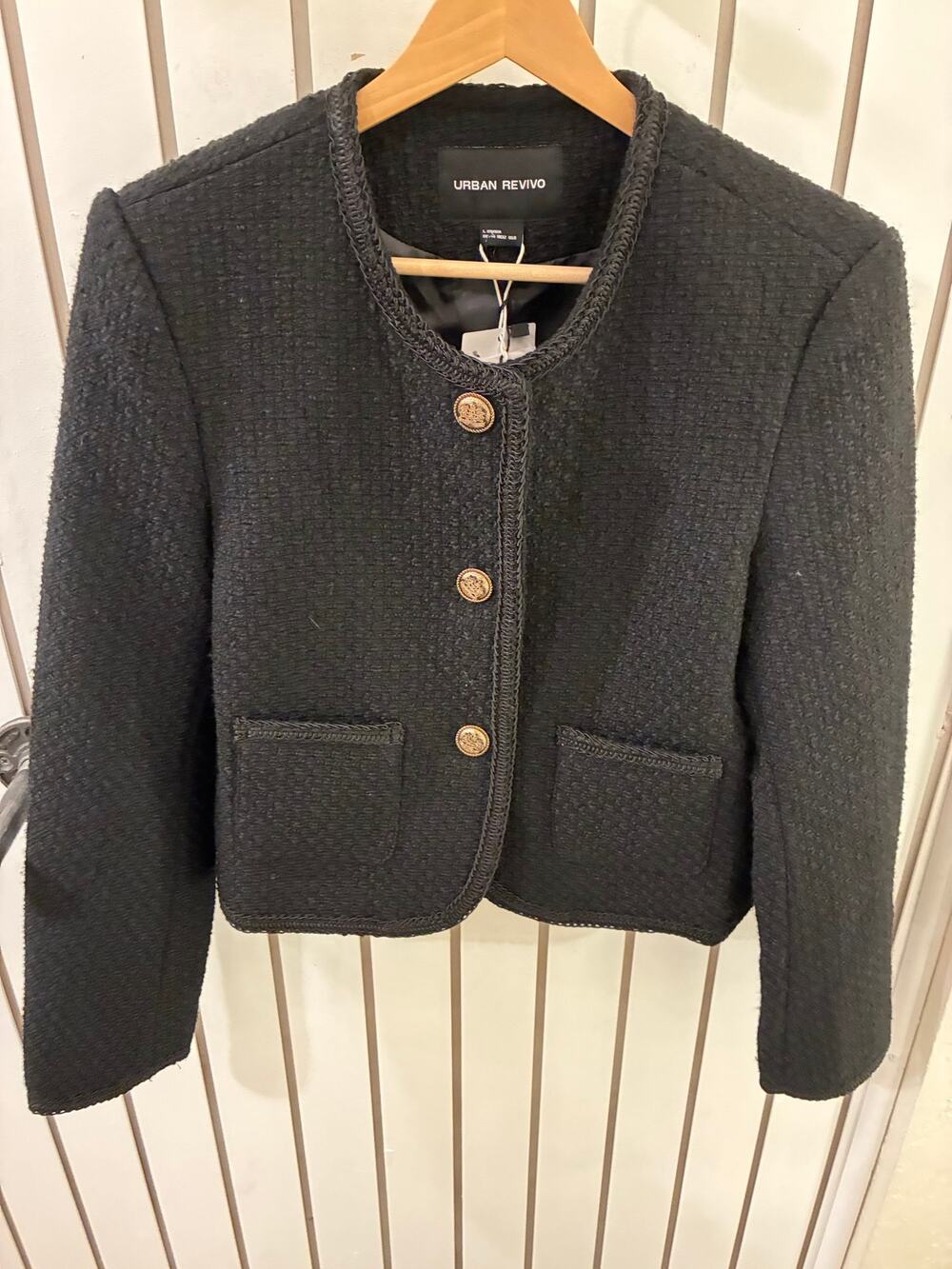Urban Revivo Black Blazer Size 8